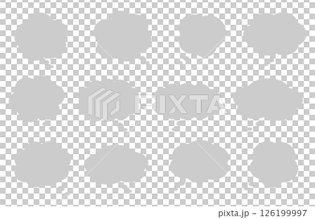 Worries, dissatisfaction, thoughts, mumbling speech bubble 126199997