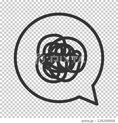 憂慮、不滿、思緒、喃喃自語的泡泡 126200008