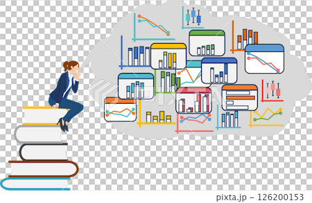 Data analysis illustration 126200153