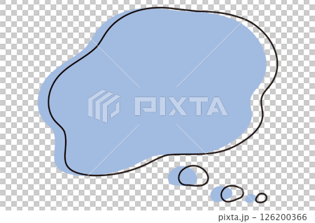 Illustration of a speech bubble expressing vague feelings Illustration of a speech bubble expressing vague feelings 126200366