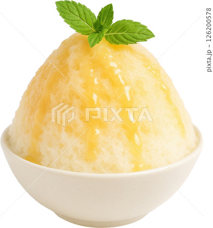 Yuzu Honey Shaved Ice Dessert 126200578