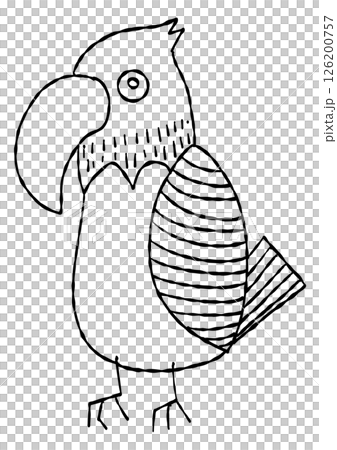 Scandinavian style line drawing of birds 13 Scandinavian style line drawing of birds 13 126200757