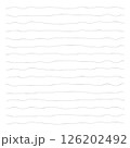 手書き風のグレーのノートの罫線 126202492