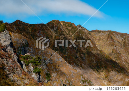 秋の飯豊山 秋の飯豊山 126203423