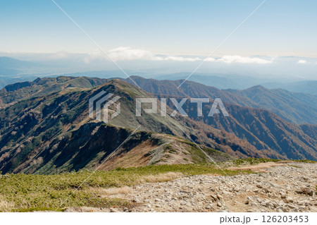 秋の飯豊山 秋の飯豊山 126203453