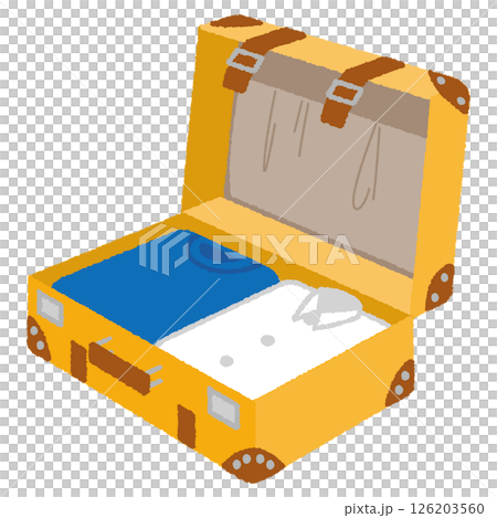 黃色手提箱 126203560