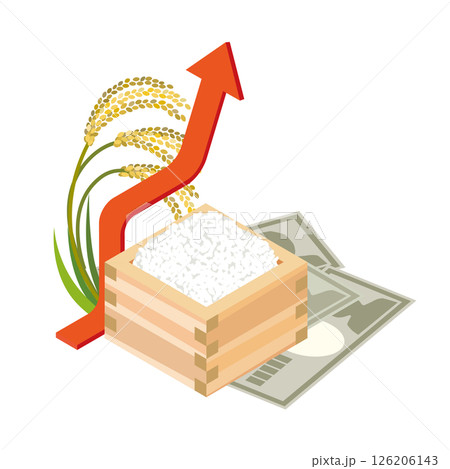 米の価格高騰 126206143