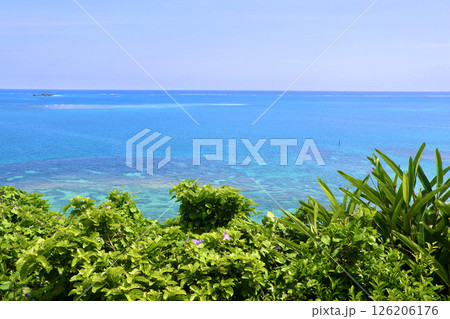 知念岬公園・展望台からの眺め（沖縄県・南城市） 126206176