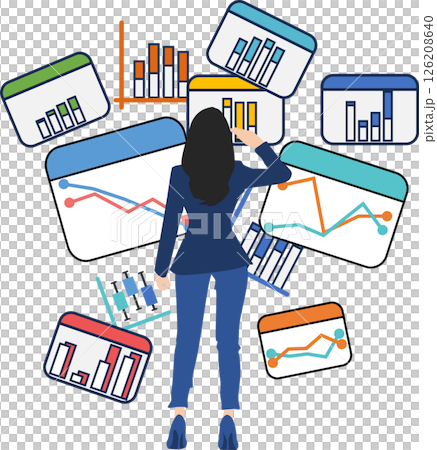 Data analysis illustration Data analysis illustration 126208640