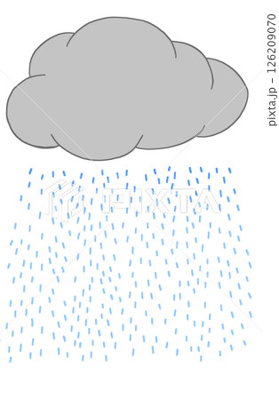 雨雲のイラスト 126209070