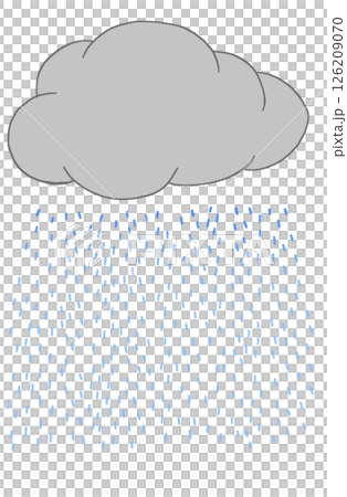 雨雲のイラスト 126209070