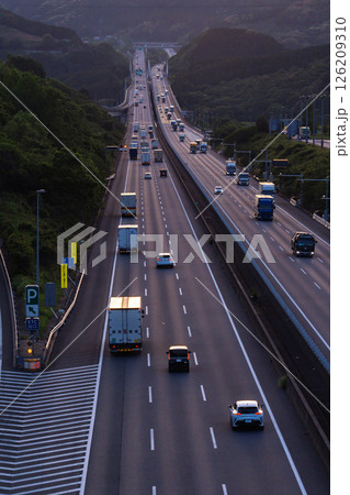 《静岡県》新東名高速道路・日本の大動脈 《静岡県》新東名高速道路・日本の大動脈 126209310