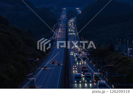 《静岡県》新東名高速道路・日本の大動脈 《静岡県》新東名高速道路・日本の大動脈 126209319