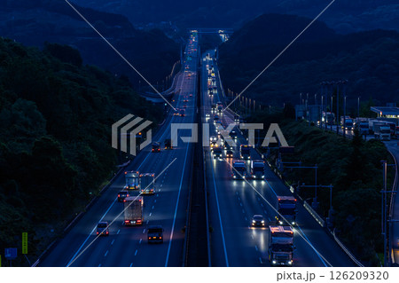 《静岡県》新東名高速道路・日本の大動脈 126209320