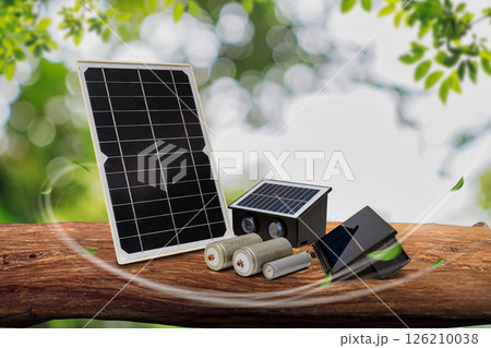 Solar panel and battery kit for eco energy Solar panel and battery kit for eco energy 126210038