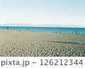 フィルムカメラで撮った熱海海岸の砂浜 126212344