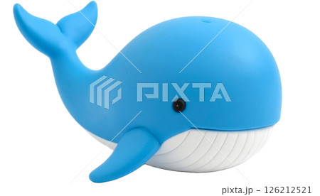 かわいいクジラの粘土人形 126212521