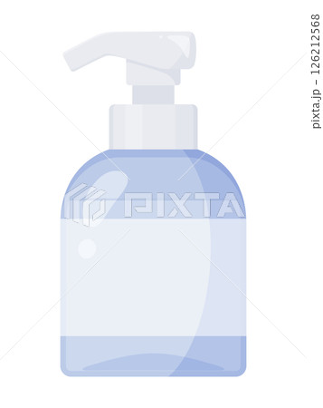 青いハンドソープのイラスト 青いハンドソープのイラスト 126212568