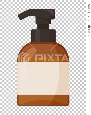 Brown hand soap illustration 126212569