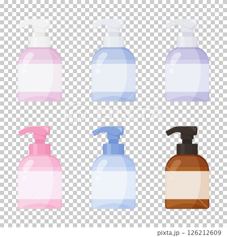 ハンドソープのイラスト素材セット 126212609
