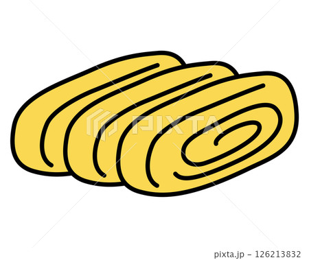 卵焼きのイラスト 卵焼きのイラスト 126213832