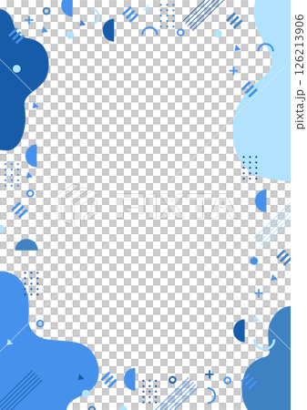 幾何不規則背景材料，藍色 126213906