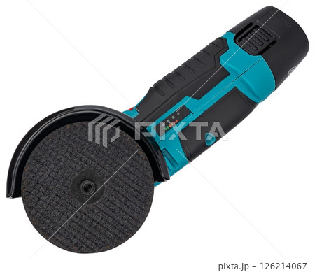 Lightweight and powerful battery powered mini angle grinder. Lightweight and powerful battery powered mini angle grinder. 126214067