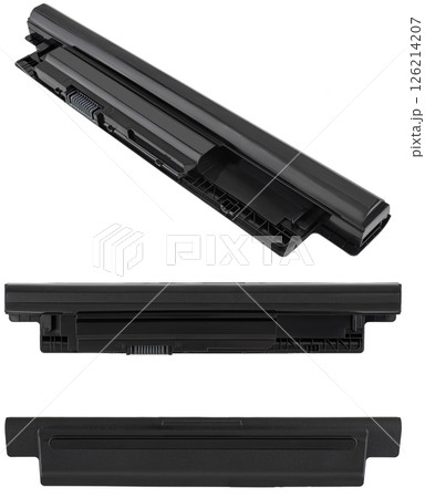 Laptop battery in insulation on white background. Laptop battery in insulation on white background. 126214207