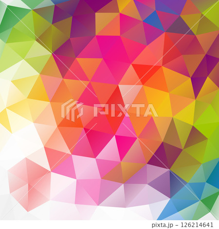 abstract background with colorful triangles 126214641