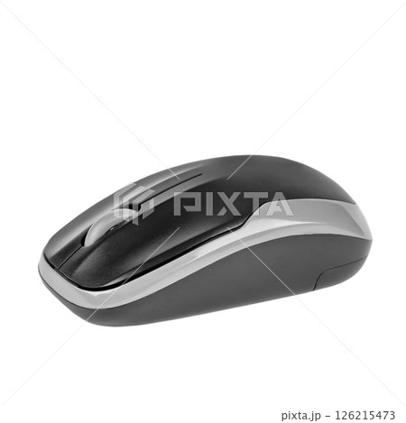 black wireless computer wand isolated 126215473