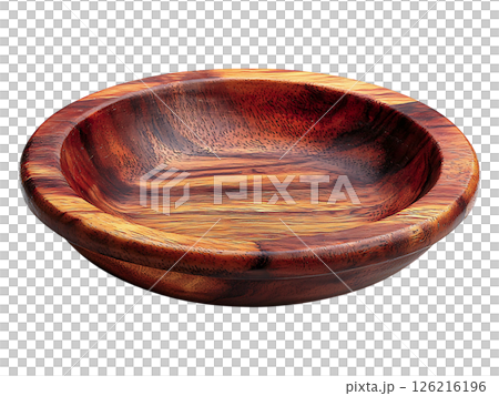 Artisan wooden bowl, rich in texture and natural grain. Perfect for rustic settings, food photography, or home decor. Its simple elegance conveys warmth and authenticity. Artisan wooden bowl, rich in texture and natural grain. Perfect for rustic settings, food photography, or home decor. Its simple elegance conveys warmth and authenticity. 126216196