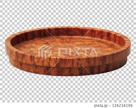 Elegant handcrafted wooden coaster.  Rich, warm tones and unique wood grain create a sophisticated aesthetic. 126216198