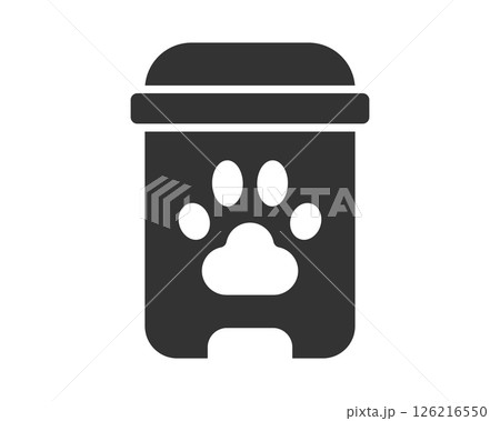 A simplified icon of a pet waste station with a paw print. Illustrates petfriendly spaces, community upkeep, sanitation, and responsible pet ownership. Great for environmental and civic themes. A simplified icon of a pet waste station with a paw print. Illustrates petfriendly spaces, community upkeep, sanitation, and responsible pet ownership. Great for environmental and civic themes. 126216550