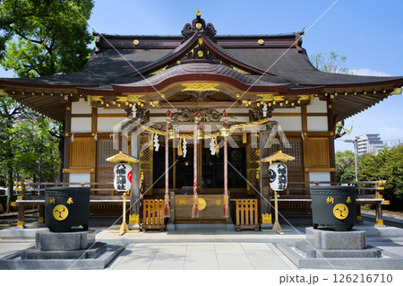 三鷹八幡大神社　拝殿　東京都三鷹市下連 126216710