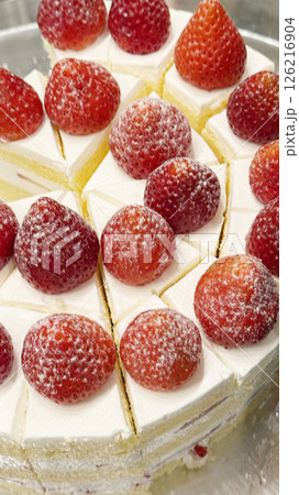 ショートケーキパーティ　いちごケーキ 126216904