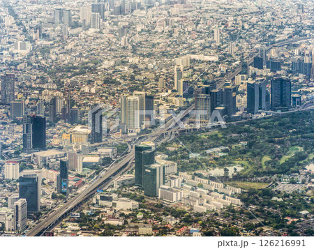 タイ・バンコク空撮~バンスー・チャトゥチャック地区 / Bangkok, Thailand タイ・バンコク空撮~バンスー・チャトゥチャック地区 / Bangkok, Thailand 126216991