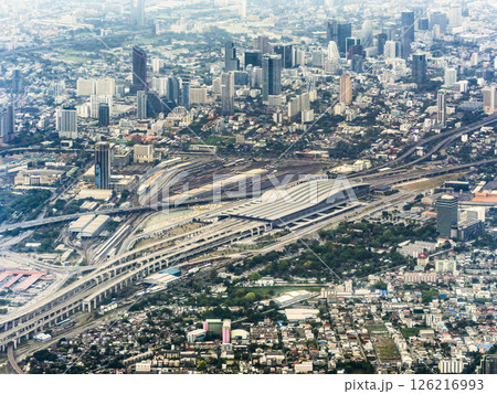 タイ・バンコク空撮～クルンテープ・アピワット中央駅周辺 / Bangkok, Thailand 126216993