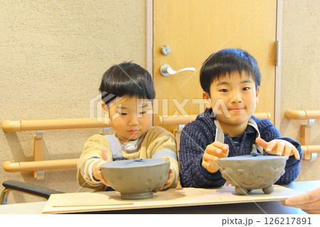 陶芸　子供 126217891