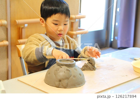 陶芸　子供 126217894
