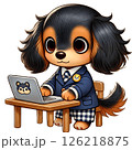 ラブリーダックスラブちゃん　お勉強 126218875