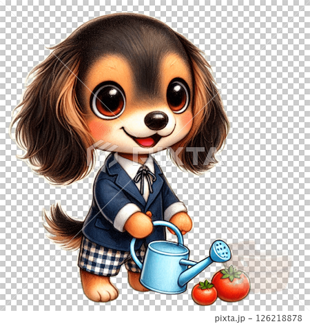 Lovely Dachshund Love-chan Home Garden Lovely Dachshund Love-chan Home Garden 126218878