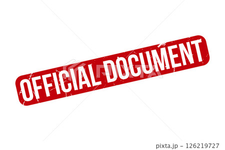Official Document rubber grunge stamp seal vector Official Document rubber grunge stamp seal vector 126219727