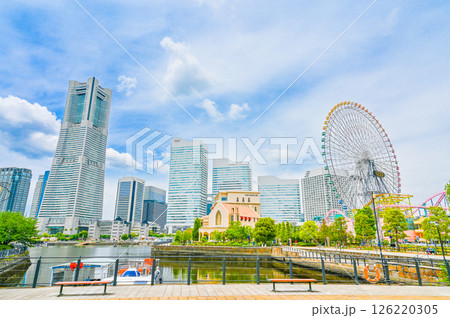 神奈川県横浜市の都市風景 神奈川県横浜市の都市風景 126220305