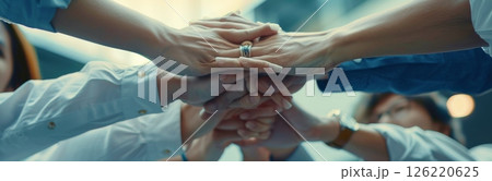 Conflict Resolution: Team members tackle conflicts with professionalism, seeking solutions that honor differing views and strengthen their collaborative efforts 126220625