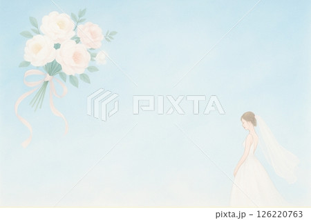 やさしい光に包まれて、花嫁の朝 126220763