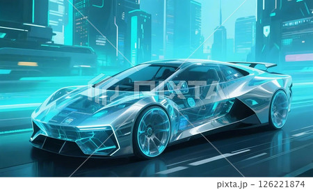 近未来の自動車 126221874