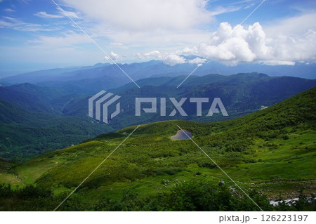 夏の北アルプス・山と池 126223197