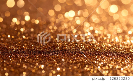 Bokeh background, bronze tone cosmetic texture 126223280