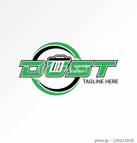 Logo design graphic concept creative premium vector stock image top sell word text Dustbin recycle trash rubbish junk dumpster cleaning reduce empty Logo design graphic concept creative premium vector stock image top sell word text Dustbin recycle trash rubbish junk dumpster cleaning reduce empty 126223818