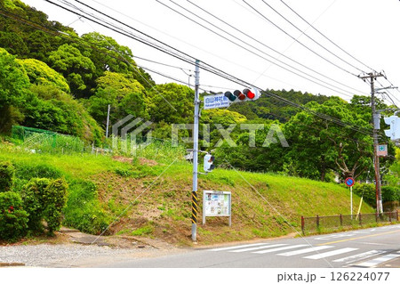 「白山神社前」交差点(神奈川県鎌倉市今泉3丁目) 「白山神社前」交差点(神奈川県鎌倉市今泉3丁目) 126224077